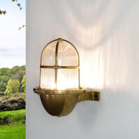 lampe dext&eacute;rieur SANTORIN laiton v&eacute;ritable...