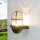 lampe dextérieur SANTORIN laiton véritable grille abat-jour