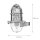 Applique murale extérieure laiton Maritim IP64 cour terrasse