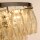 Hängelampe Glas Messing Antik Champagner E14 Ø48 cm