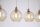 Pendelleuchte Glas Metall Gold Champagner E27 L:110 cm