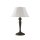 Tischleuchte Aluminium Stoff Bronze Antik E27 H:53 cm
