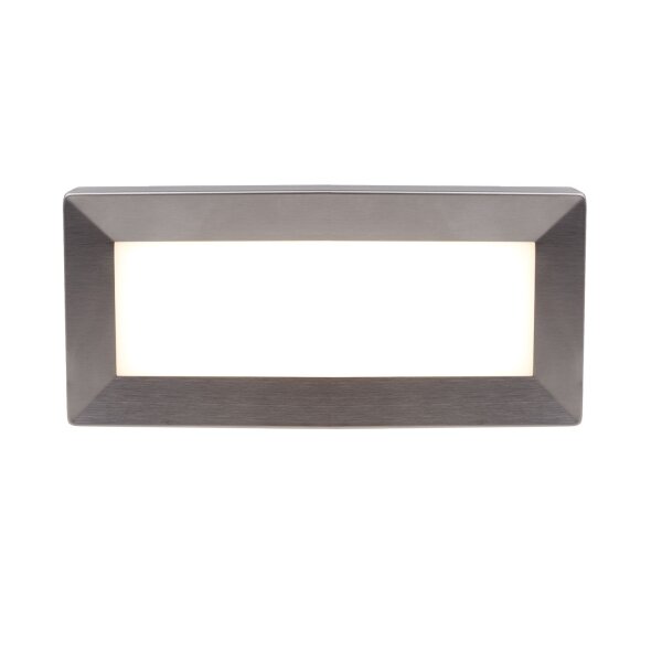 LED Einbauleuchte Außen 4000K Aluminium Silber IP65