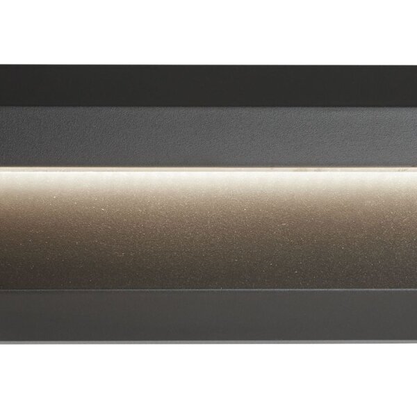 LED Einbauleuchte 4000K Metall Dunkelgrau IP65 B:23 cm