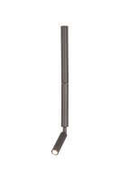 LED Wandstrahler flexibel 3000K Aluminium Bronze-Braun