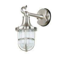 Applique murale extérieure Nickel Maritim IP64...