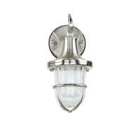 Applique murale extérieure Nickel Maritim IP64...