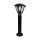 Sockelleuchte Bewegungsmelder Schwarz E27 IP44 H:47 cm