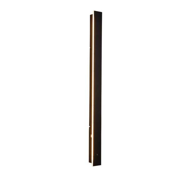 LED Außenwandleuchte Sensor 2700-4000K Sandschwarz IP65