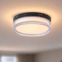 LED Deckenleuchte 2300-4000K Metall Schwarz IP65...