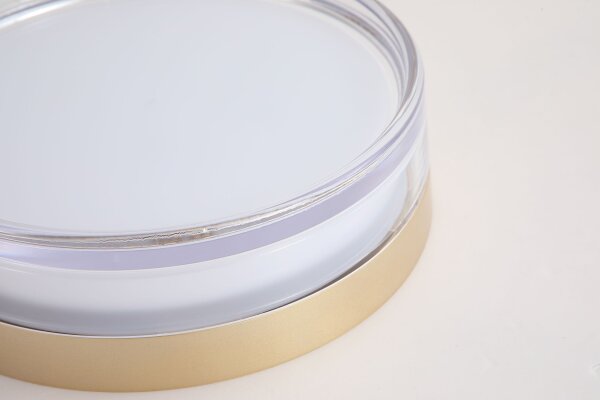 LED Deckenleuchte 2300-4000K Metall Gold IP65 Ø23 cm