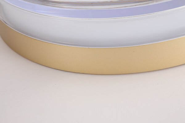 LED Deckenlampe CCT 2300-4000K Metall Gold IP65 Ø30 cm