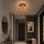 LED Deckenlampe 2700-4000K Glas Bronze Bernstein Ø40 cm