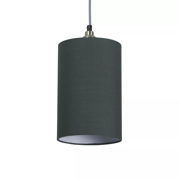 Lampenschirm Baumwolle Smaragdgrün E14 E27 Ø16 cm Loft