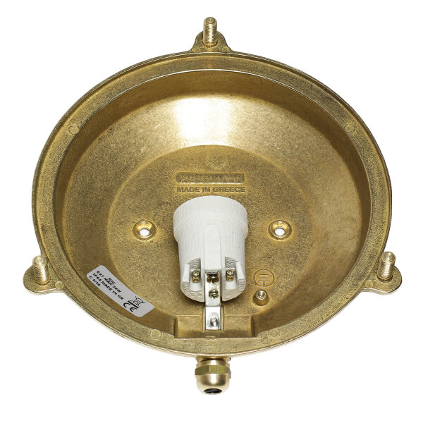 Applique extérieure Ronde Terrasse Maison Laiton Maritim