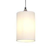 Lampenschirm Baumwolle Wei&szlig; E14 E27 &Oslash;16 cm...