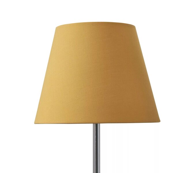 Lampenschirm Baumwolle Ocker E14 E27 Ø20 cm Loft