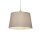 Lampenschirm Baumwolle Hellgrau E14 E27 Ø30 cm Loft