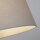 Lampenschirm Baumwolle Hellgrau E14 E27 Ø30 cm Loft
