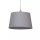 Lampenschirm Baumwolle Hellgrau E14 E27 Ø30 cm Loft