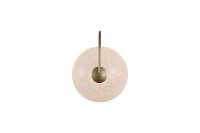 LED Wandleuchte 3000K Glas Metall Gold H:32 cm Konfetti