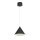 LED Pendelleuchte 3000K Aluminium Schwarz Weiß Ø24 cm