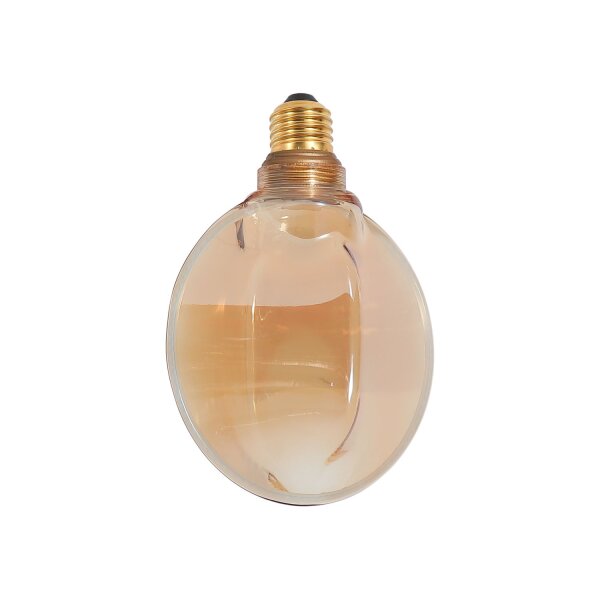LED Leuchtmittel dimmbar Glas Bernstein E27 B:8 cm