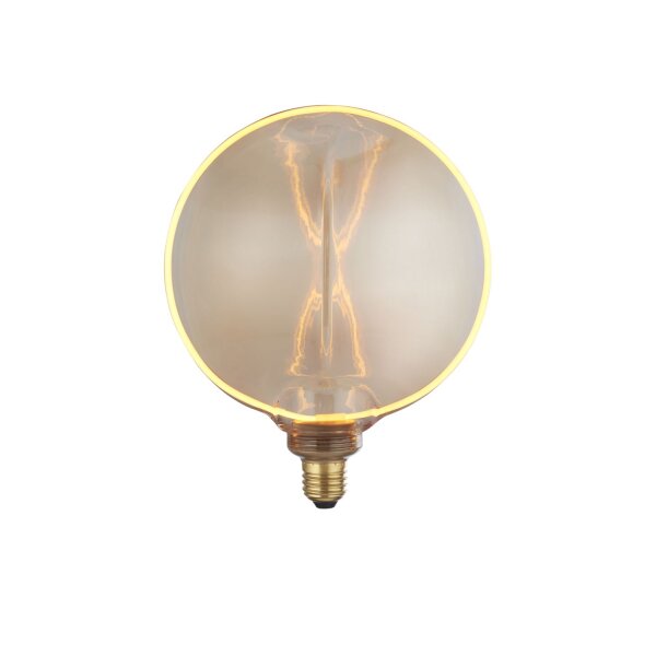 LED Leuchtmittel 1800K Glas Bernstein E27 B:11,5 cm