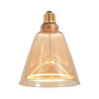 LED Leuchtmittel 1800K Glas Bernstein E27 H:15,2 cm