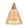 LED Leuchtmittel 1800K Glas Bernstein E27 H:15,2 cm
