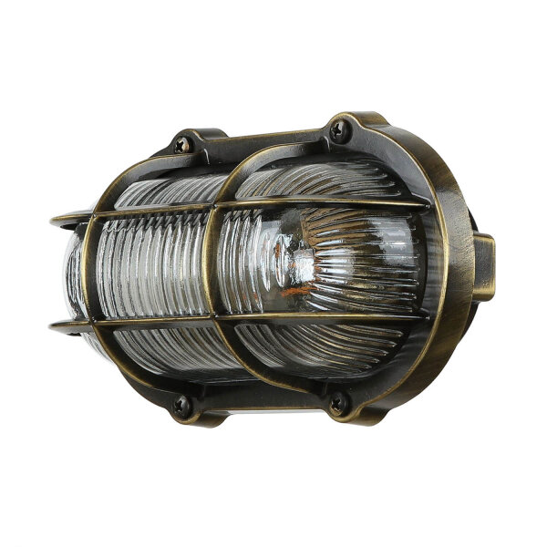 Lampe dextérieur antique mur laiton véritable SKIATHOS