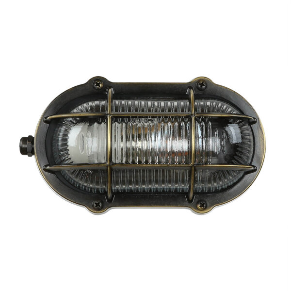 Lampe dextérieur antique mur laiton véritable SKIATHOS