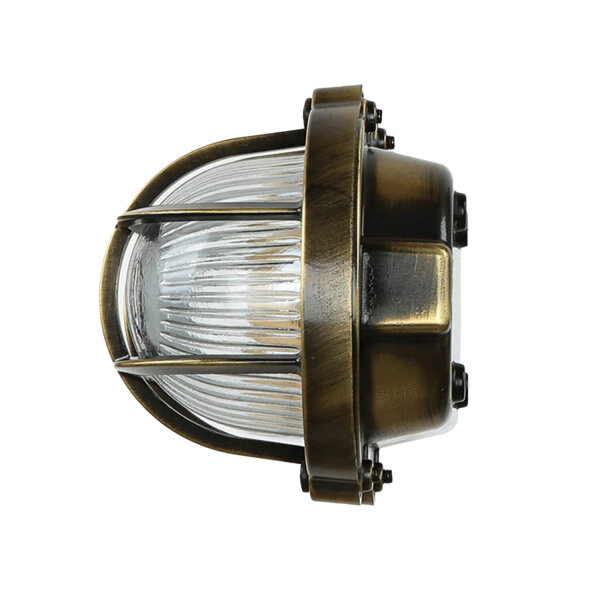 Lampe dextérieur antique mur laiton véritable SKIATHOS