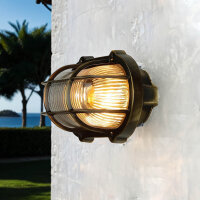 Lampe dext&eacute;rieur antique mur laiton...