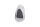 LED Wandlampe 3000K Glas Metall Schwarz B:20cm indirekt