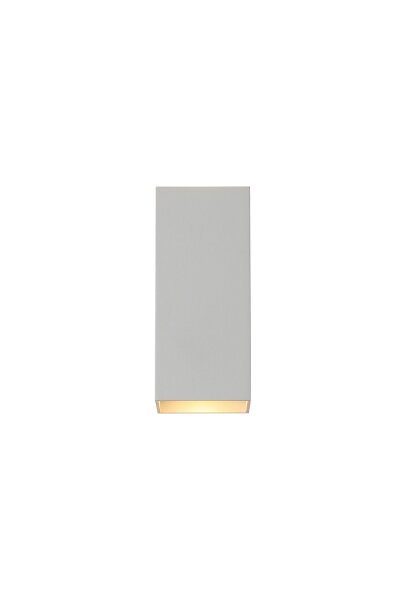 Wandlampe Aluminium Sandweiß GU10 H:15,4 cm Up Down
