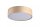 Deckenleuchte Stoff Champagner E27 Ø38 cm 2-flammig