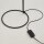 Stehlampe flexibel Metall Schwarz E27 H:152 cm modern