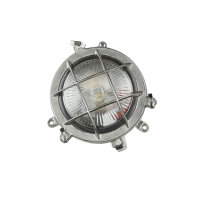 Lampe de bateau inoxydable SERIFOS laiton verre stri&eacute;