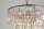 Pendelleuchte Glas Metall Messing Antik E14 Ø50 cm klar