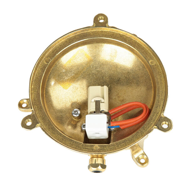 Applique extérieure laiton rond IP44 Maritim porte dentrée