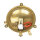 Applique extérieure laiton rond IP44 Maritim porte dentrée