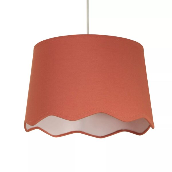 Lampenschirm Stoff Lachs E14 E27 H:20 cm blendarm