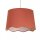 Lampenschirm Stoff Lachs E14 E27 H:20 cm blendarm