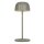 LED Tischleuchte Akku 3000K Metall Grau IP54 H:27 cm