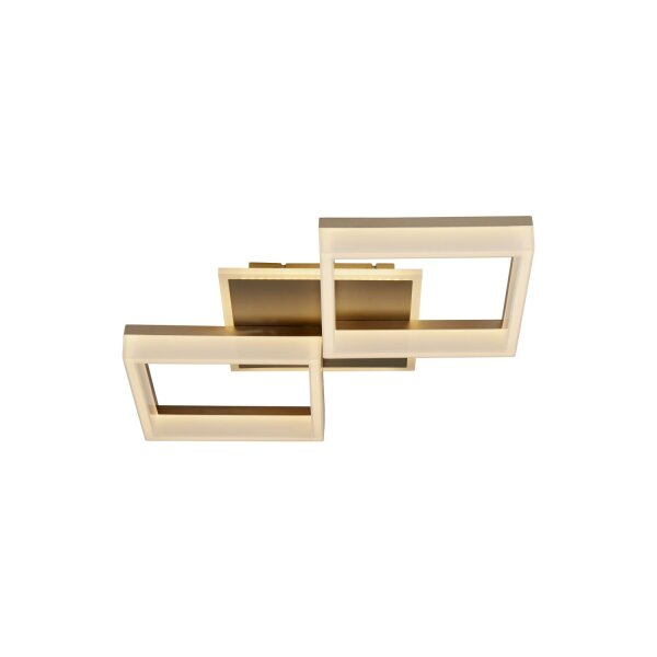 LED Deckenleuchte dimmbar 3000K Metall Gold L:62,5 cm