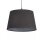 Lampenschirm Leinen Anthrazit E14 E27 Ø30 cm blendarm
