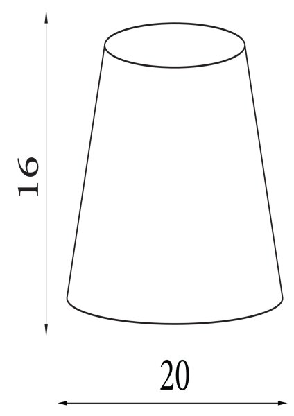 Lampenschirm Leinen Natur E14 E27 Ø20 cm blendarm