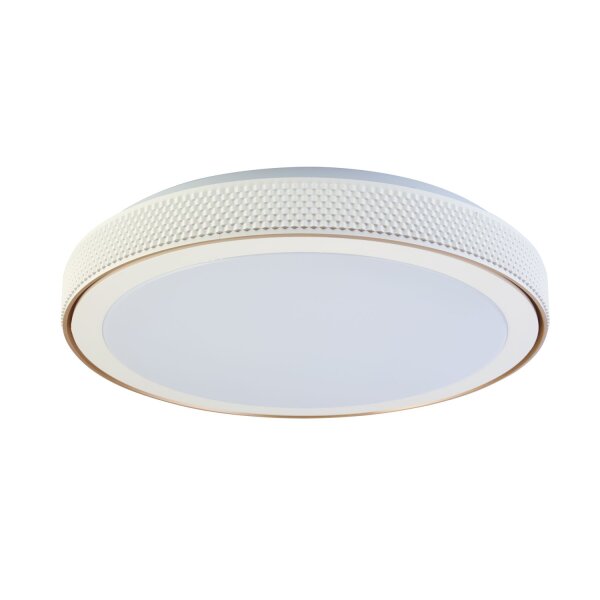 LED Deckenleuchte 3000K Metall Weiß Ø39,5 cm blendarm