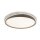 LED Deckenleuchte 3000K Metall Grau Ø39 cm blendarm